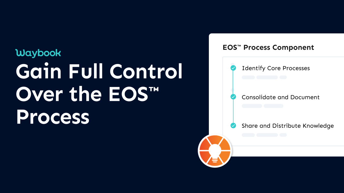 Gaining Full Control Over the EOS™ Process Component with Waybook
